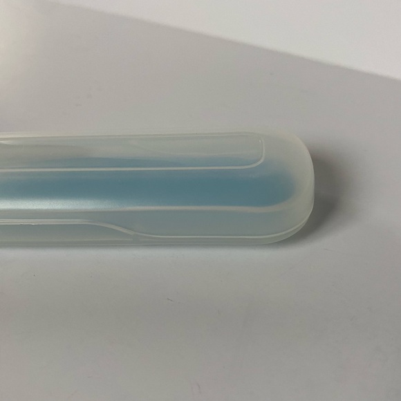 Glasslock Jr. Baby Spoon With Case Soft Safe Blue Silverware - Picture 9 of 14